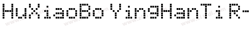 HuXiaoBo YingHanTi R字体转换